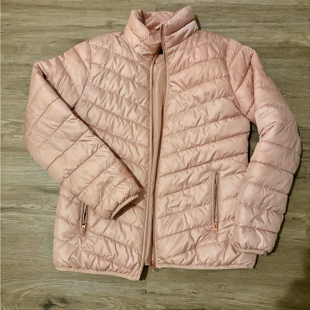 Women's Pink Quilted Jacket